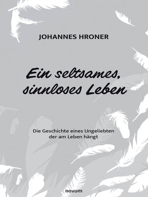 cover image of Ein seltsames, sinnloses Leben